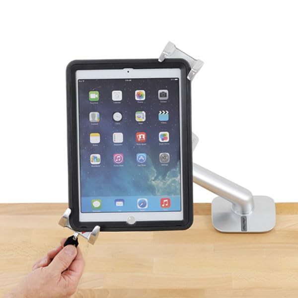 ERGOTRON Tablet Cradle with To 13 Inches Compatible with VESA Lock, 7.9 (2.3 Kg), Standards, 45-460-026