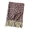 Long Tassel Imitation Cashmere Scarf and Shawl with High End Feel. New Lotus Warm Long Scarf for Autumn and Winter.