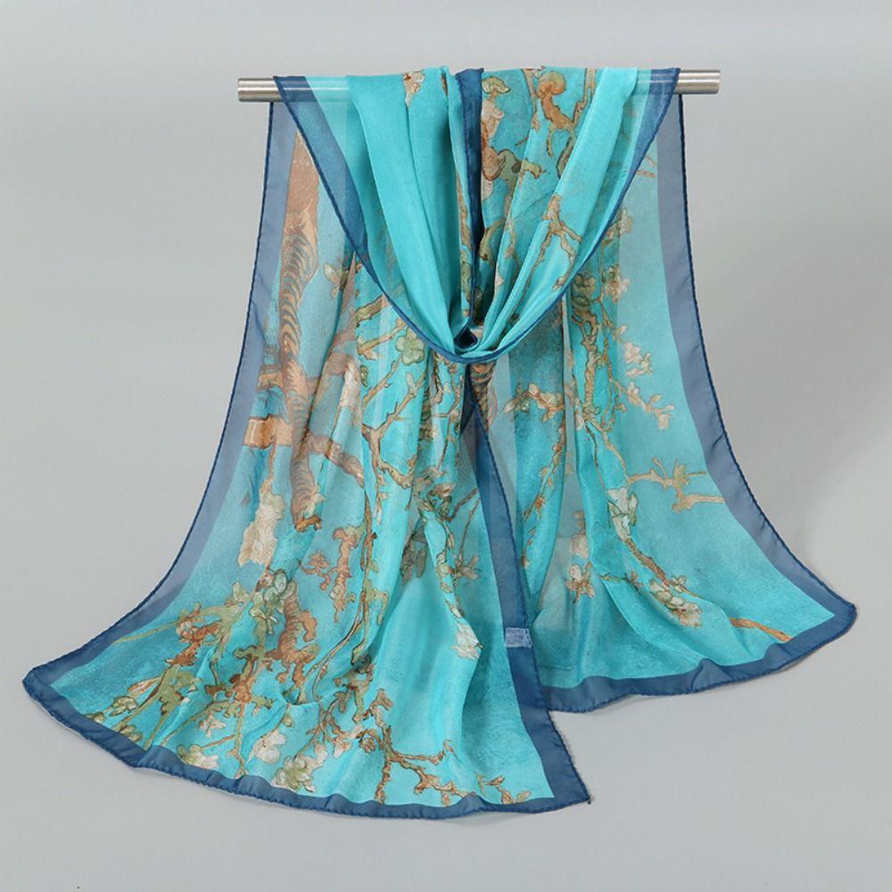 Floral Printing Chiffon Scarf Soft Female Wrap Shawls New Wrap Hijab