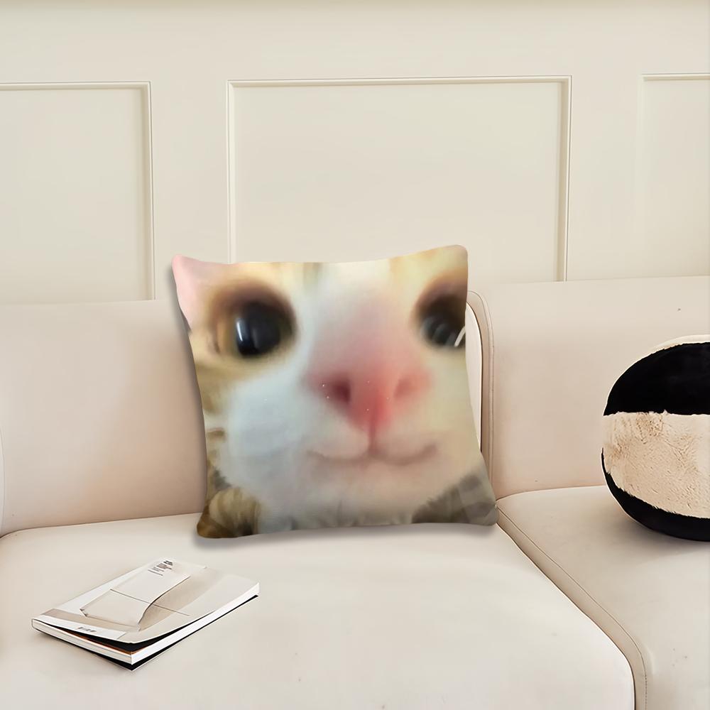 Meme Rosa Schleife Katzen Lustiger Kissenbezug Kissenbezug Dekoration Zimmer Zuhause Sofa Wohnzimmer Büro Auto Nordische Schlichtheit