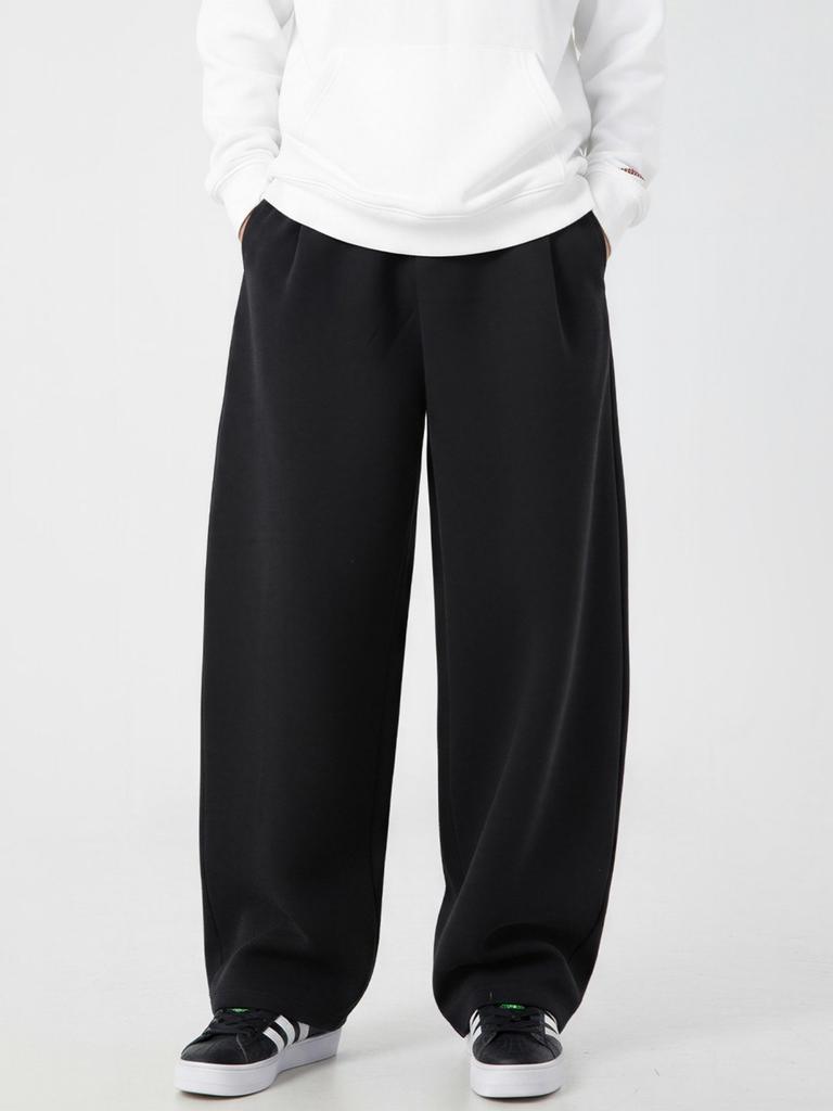 Streetwear Casual Pants With Thickened Polyester Fabric For Youth Lounge Comforts