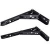 4/8/10/12 Inch Wall Mounted Triangle Folding Angle Bracket Work Bench Table Shelf Bracket Furniture Heavy Support Hardware