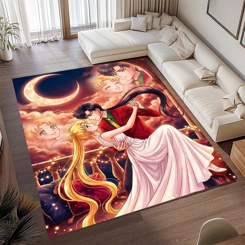 Diese beliebte Spielmatte im Anime-Design mit Pretty Guardian Sailor Moon besteht aus bequemem, weichem, dickem und rutschfestem Flan