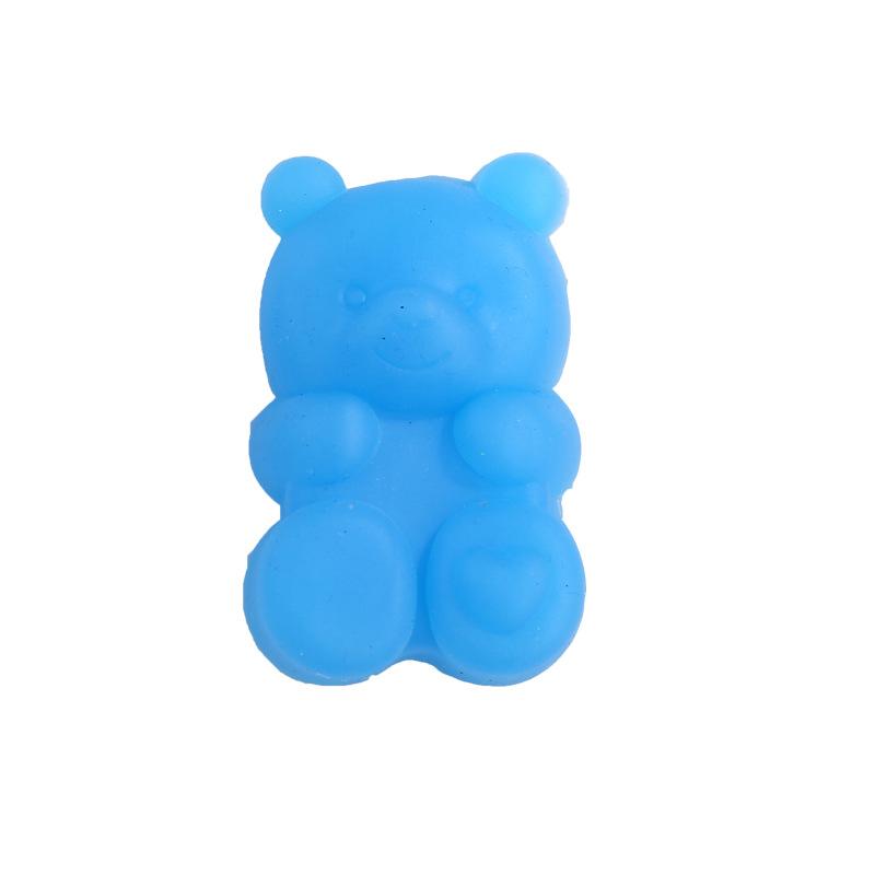 Creative jelly cartoon bear decompression pinch music small animal dumplings vent decompression trick toy