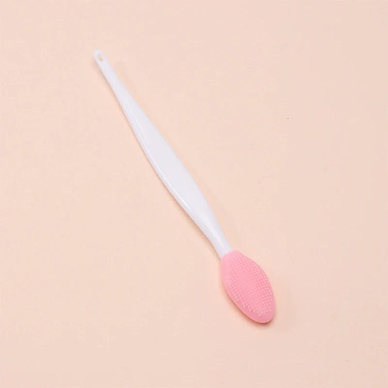 Skin care lip horniness removal facial cleanser, Face cleaning brush, blackhead removal silicone double-sided skin care tool.