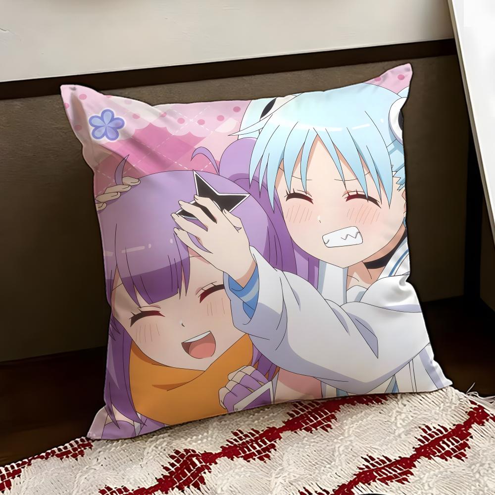 Ninja to Koroshiya no Futarigurashi 2 Cushion Cover Reversible Soft Durable Pillow Cover Home MultiScene Use for Daily Comfort