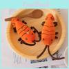 Creative Animal Plush Lobster Toy With Short Pile Fabric For Bag Accessories And Kids Play