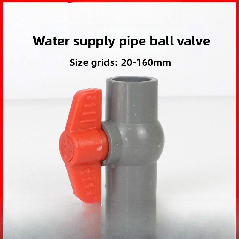 Diametru Interior 20/25/32/40mm Robinet Sferic PVC 3 Culori Opțional Slip Instalații Sanitare U-PVC Robinet Sferic Plastic Conector de Reparare Comutator Conductă