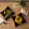 J-Jurassic Park Cushion Cover Pillowcase Upholstery Sofa Throw Pillow Home Decor Pillowcas