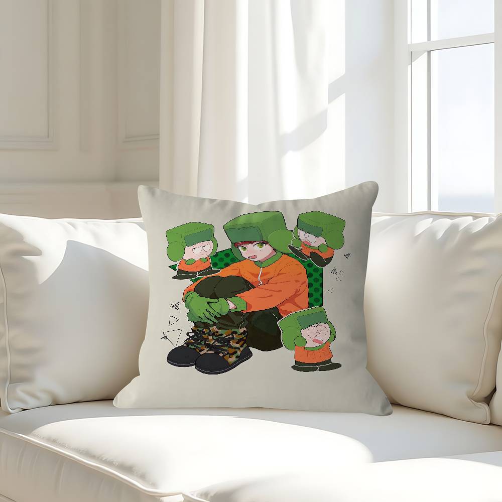 South Park K-Kyle Broflovski Kissenbezug Abnehmbarer Waschbarer Kissenbezug – Ganzjährig Weiches Leinen