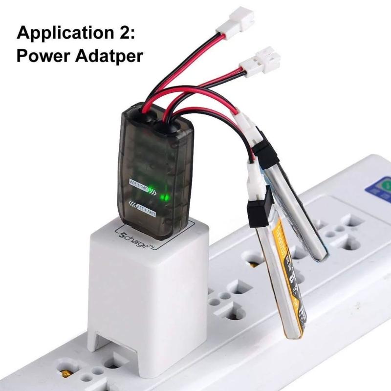 4CH USB Battery Charging Adapter For 1S LiHv Battery For Airplanes Model Drones Remote Helicopter Accessories