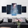 5 Panels Snow Forest Posters Canvas Painting Tree Landscape Picture Prints Wall Art For Living Room Modern Home Decor No Frame