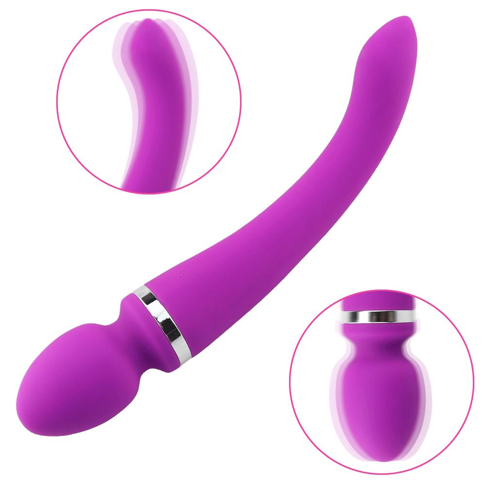 Dual Head Vibration Sex Toys for Women AV Wand Clitoris Stimulation G-Spot Dildo Vibrator Vagina Massager Powerful Sex Products