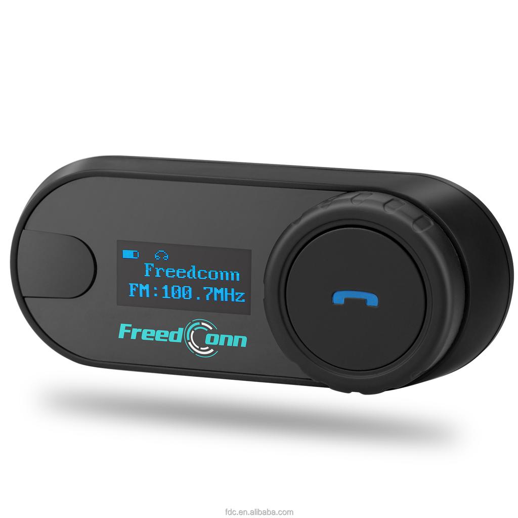 FreedConn TCOM SC Motorcycle Ski Helmet Intercom Headset 800M Interphone with FM Radio Noise Reduction