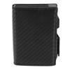 Anti Theft Wallet Aluminum Alloy PU Leather Multifunctional Slim Card Holder Bag with Slot for IOS