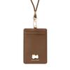 Steel Badge Necklace Card Holder Brown (28003115)