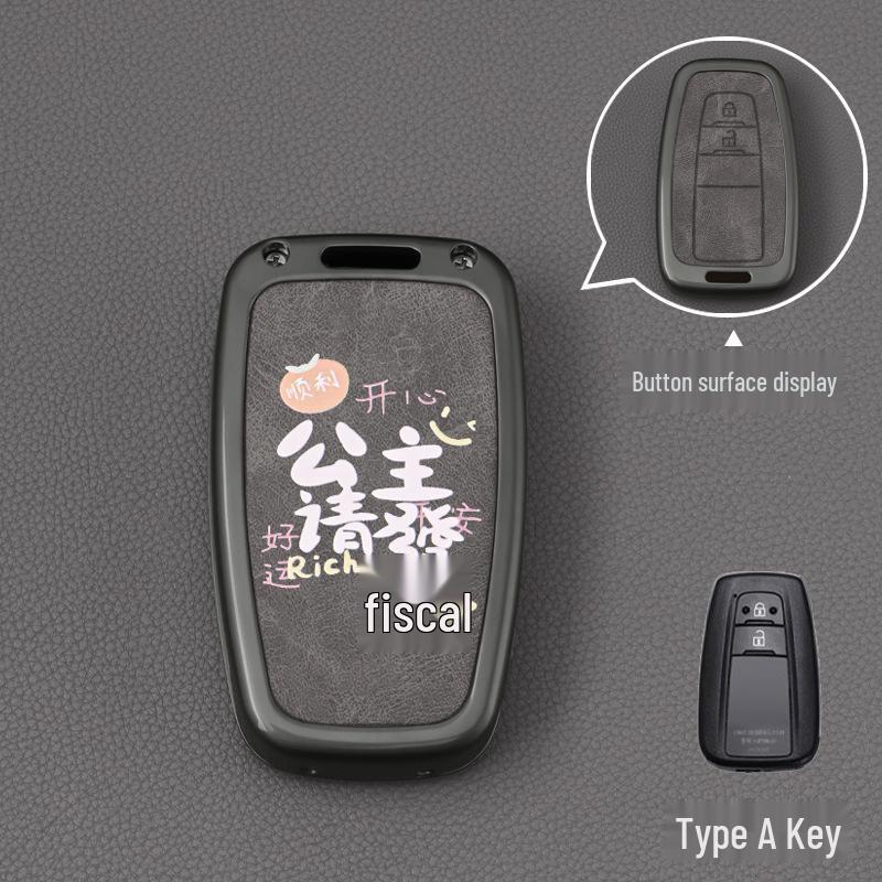 Key Cover for Toyota Camry, Corolla, RAV4, Highlander, CHR, and Asia Dragon Models
