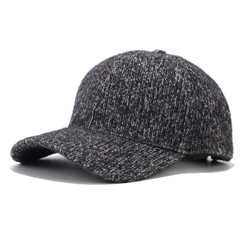 

Winter Baseball Cap - Thickened Warm Sun Hat For Men & Women, All-match Solid Color Adjustable Unisex Cap 56-58cm