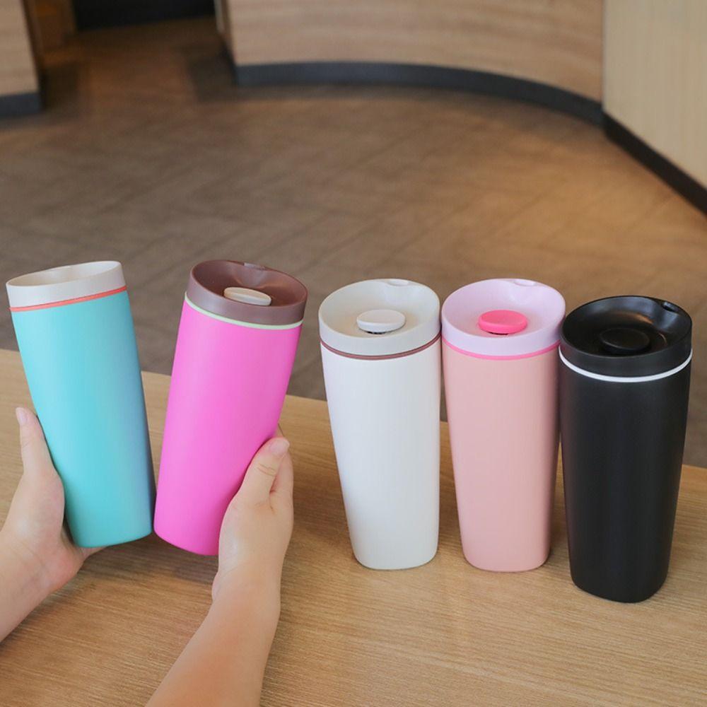 Portable Vacuum Insulated Cup Stainless Steel Sports Kettle Drinkware Thermos Bottle  Student