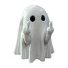 Halloween Finger Ghost Figurine Spooky Resin Light-up Ghost Statue for Halloween Home Tabletop Tray Shelf Decor