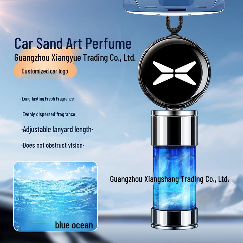Xiaopeng Car Solar Rearview Mirror Perfume Ornament - Long-lasting Fragrance