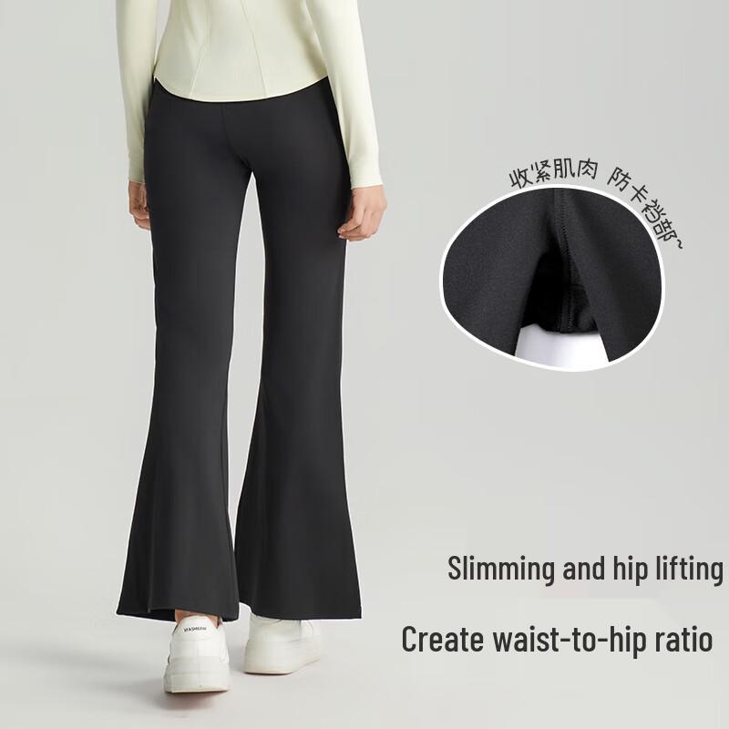 Girls' High-Waist Flared Casual Pants