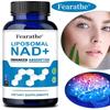 Fearathe Liposomal NAD+ Supplements 750mg with Trimethylglycine Betaine 375mg, Enhanced Absorption, 120 Capsules