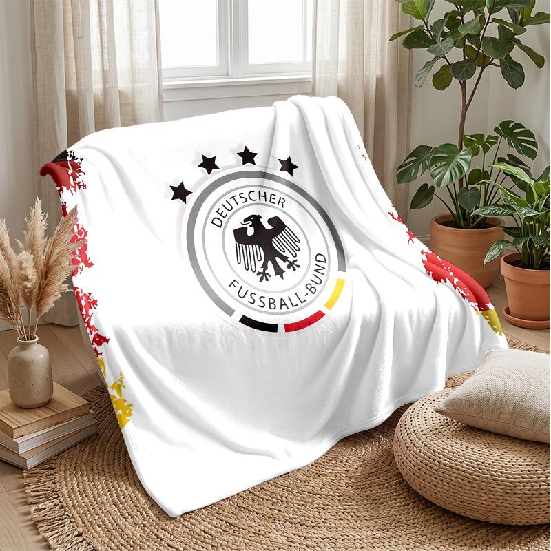 Germany national football team Theme blanket Soft Flannel Blanket Plush Throw Blanket Cozy Sofa Bed Blanket for Home Decor