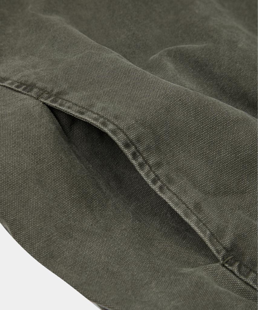 LETTERCOMO Washed Work Crop Blouson Jacket Khaki