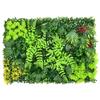 DIY Artificial Plant Wall Panel Plastic Hanging Grass Backdrop Wall Panel Outdoor Artificial Privacy Fence Screen For Home Garde