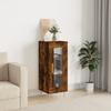 Vidaxl Cabinet, Smoked Oak, 34.5X34X90 Cm, Wood-Based Material