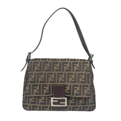 Fendi Mamma spand Håndtaske Brun Kvinder brugt