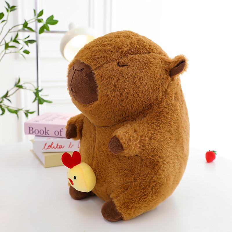 

Capybara Animal Chick Dress Up Plush Doll Kids Birthday Gift Home Decoration 25cm