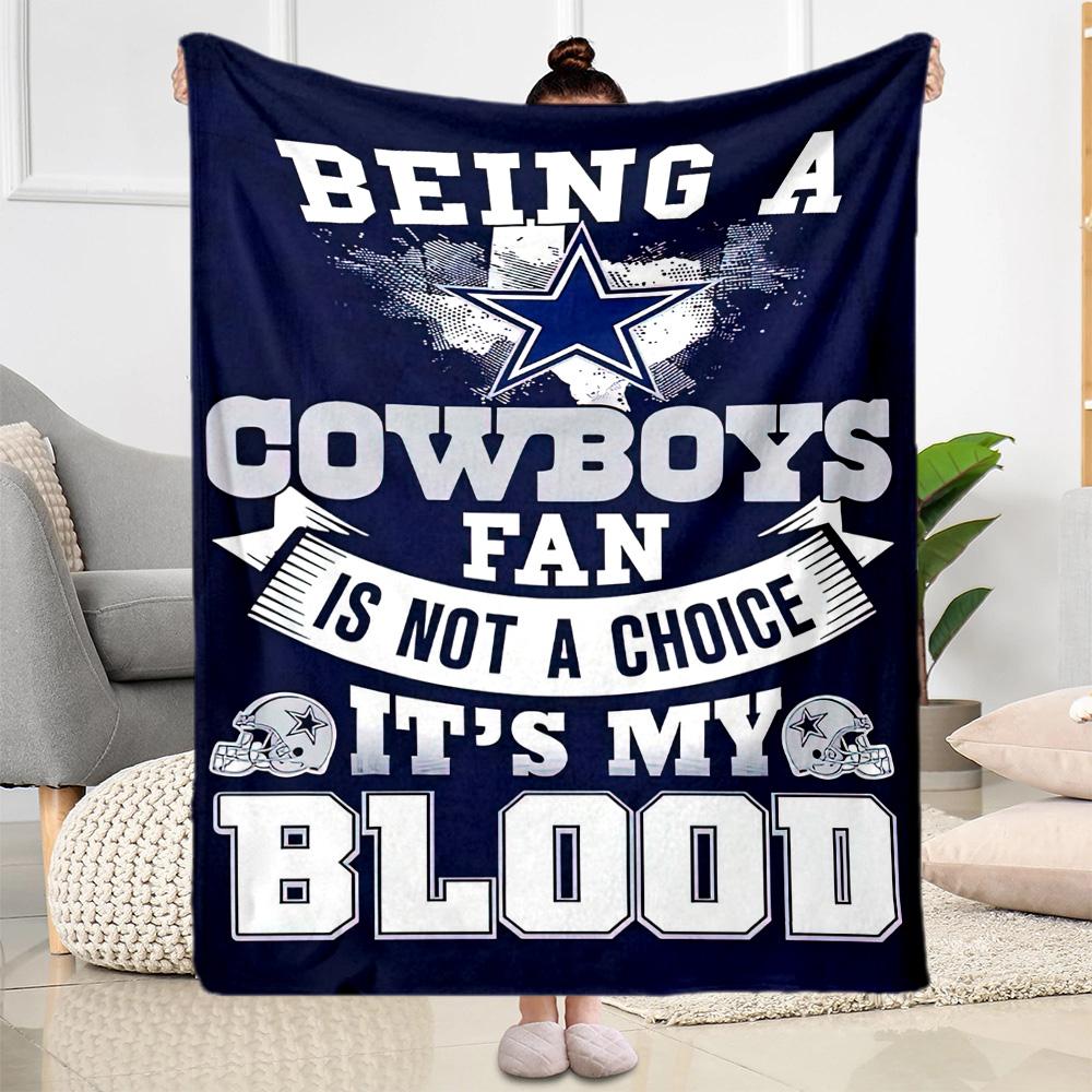 Dallas Blanket Soft & Cozy Perfect for Couch Bedding Bed for All Occasions Warmthful Decor Birthday Christmas Gift Blanket