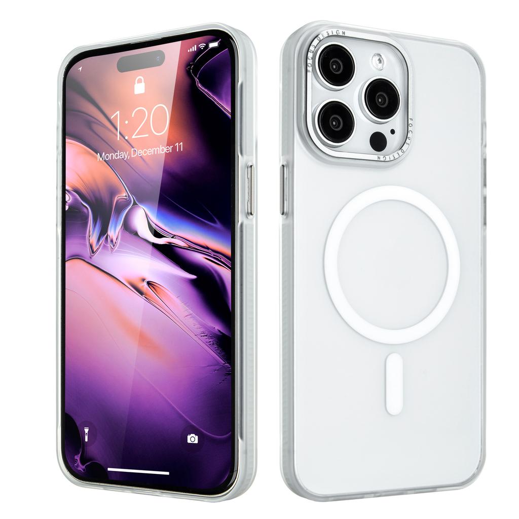 Anwendbar auf Apple 16 Transparente Handyhülle Magnetische All-Inclusive 14Pro Ultradünne Anti-Drop 13 Handyhülle