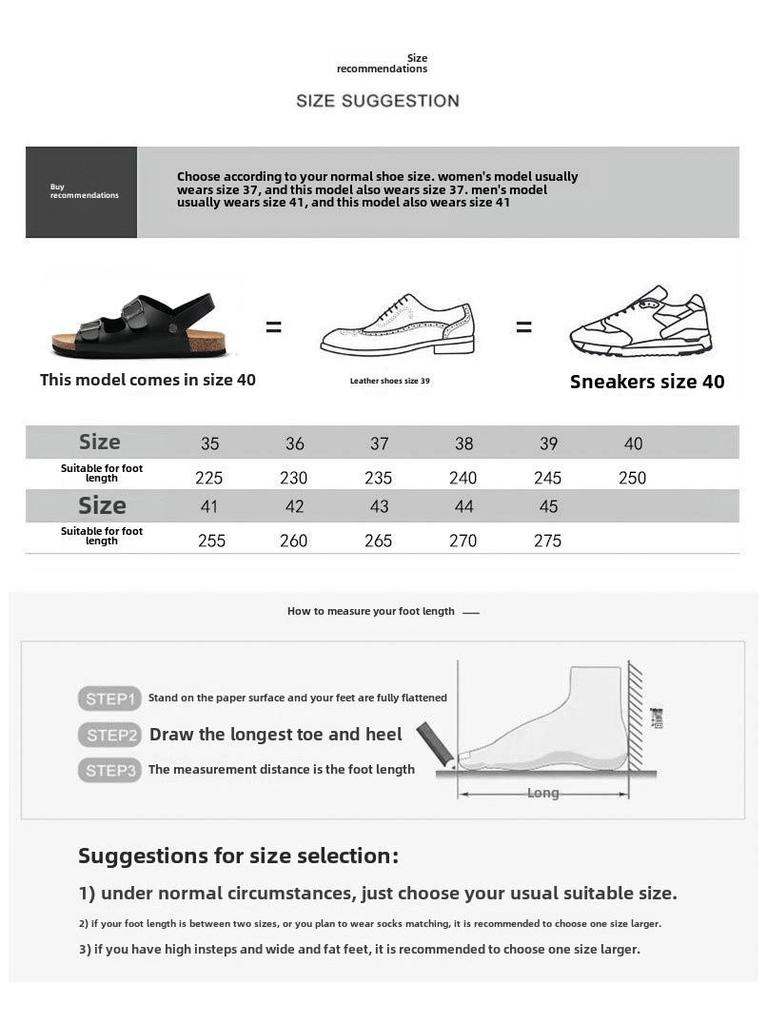 Korean-Style Cork Flip-Flops: Trendy Summer Beach Sandals for Men & Women