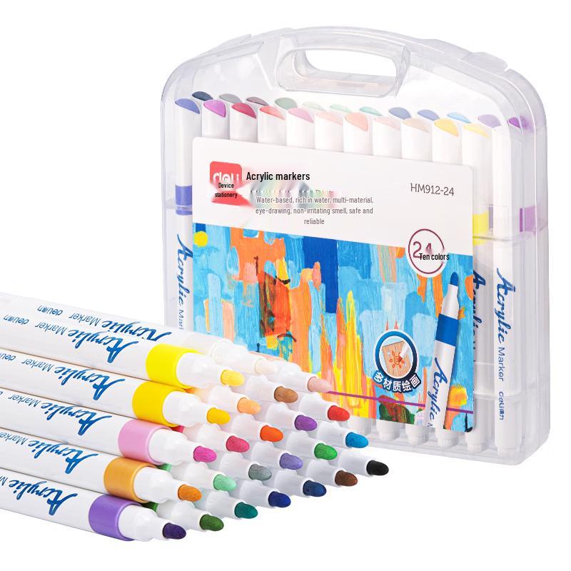 Deli Water-based Acrylic Marker Pens