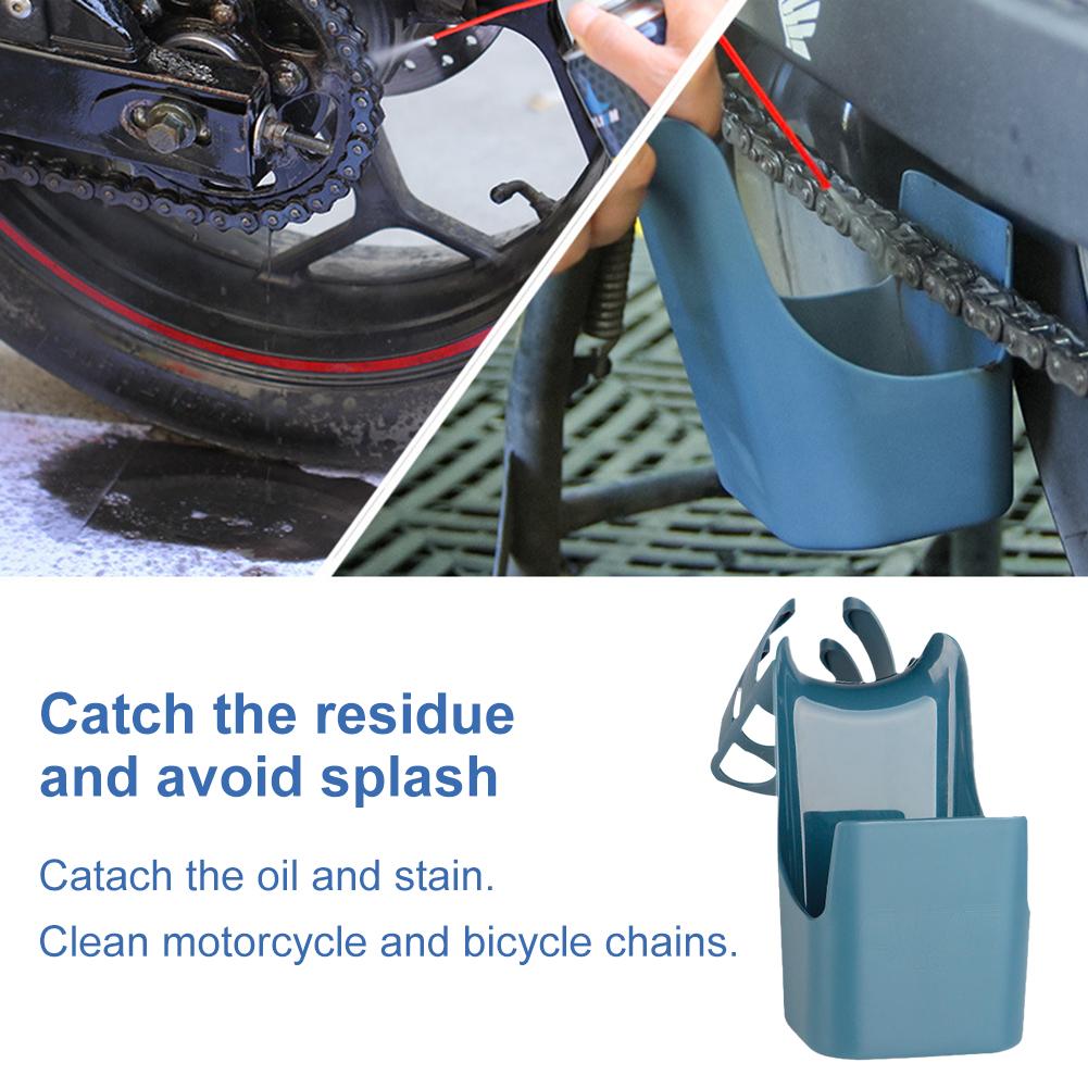 Chain oiler oil pollution box bicycle and motorcycle cleaning kit