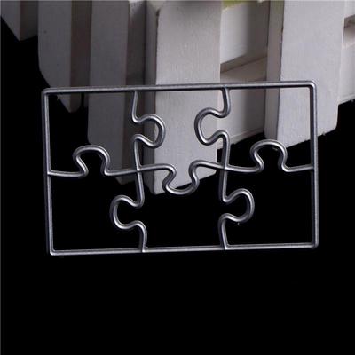 Puzzle Metall Stanzformen Schablonen für Scrapbooking DIY Karten Handwerk Prägung
