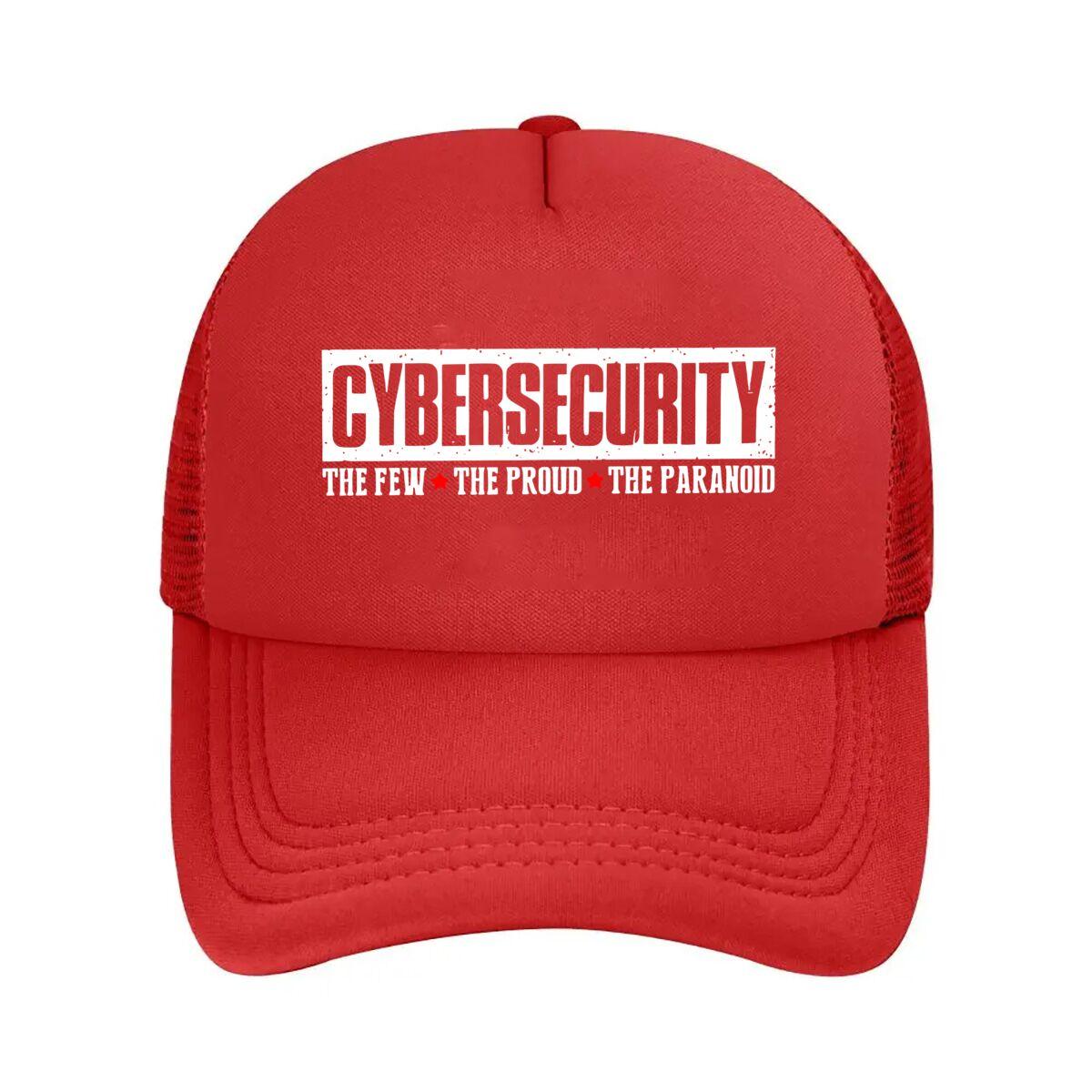 Сетчатая бейсболка - Тематическая, Смелая - Текстовый дизайн Paranoia Art One Size