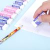 White 2B TPR Soft Rectangular Eraser for Primary Students - Ideal for Art and Learning