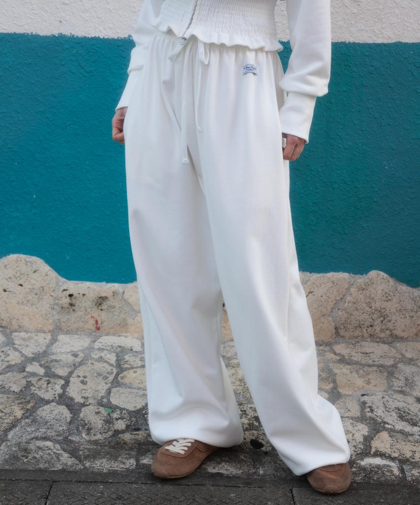 ROSEFRANTZ Back Pocket String Sweatpants [Ivory]