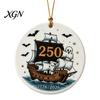 Decorative Crafts for Home Halloween 250th Anniversary Ornament, America 1776-2026 Acrylic Hanging Decoration, Gifts Couples Collectible Patriotic