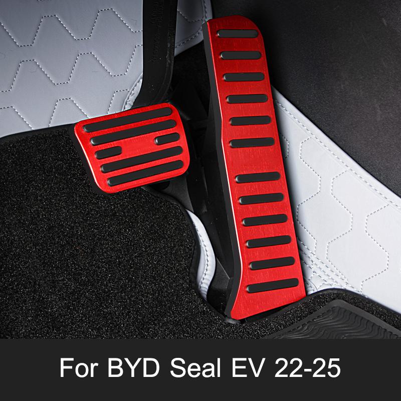 For BYD Seal 06 DMi EV 07 DMi Accelerator Brake Pedal Aluminum Alloy Anti Slip Wear-resistant Foot Pedal Cover Car Accessories