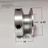 Motor Belt Drive Wheel 40mm 60mm 80mm 100mm V-belt Pulley, Single Groove, A- Type V-belt Pulley
