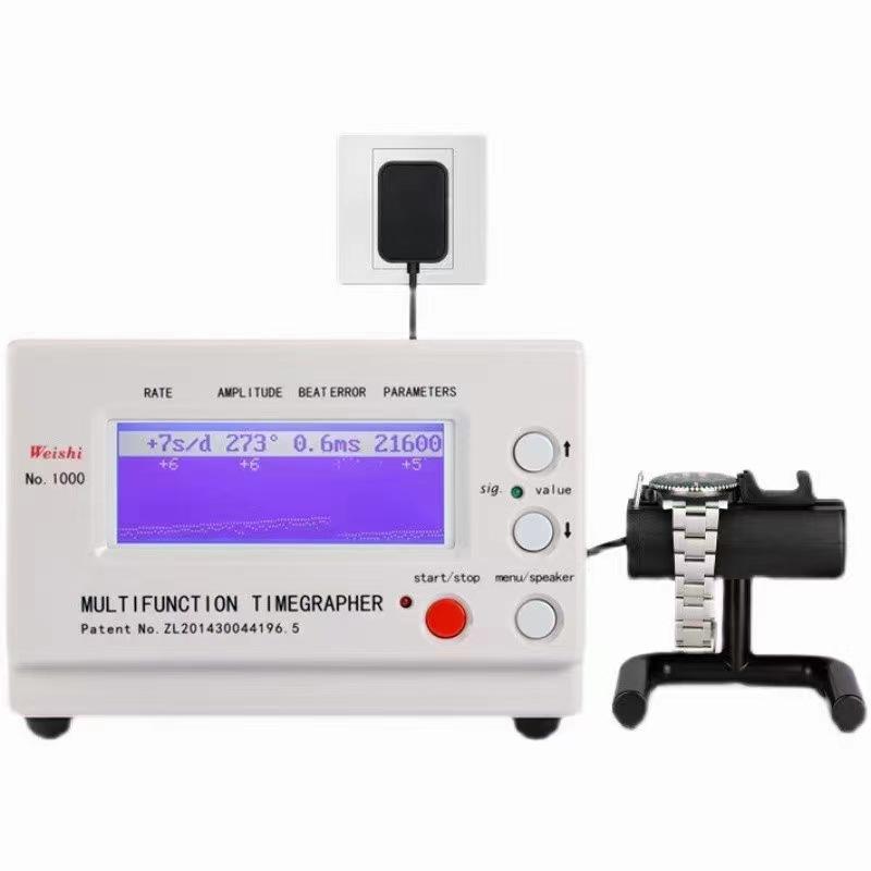 Weishi Model 1000 Timegrapher Watch Repair Tool English Version Round Plug