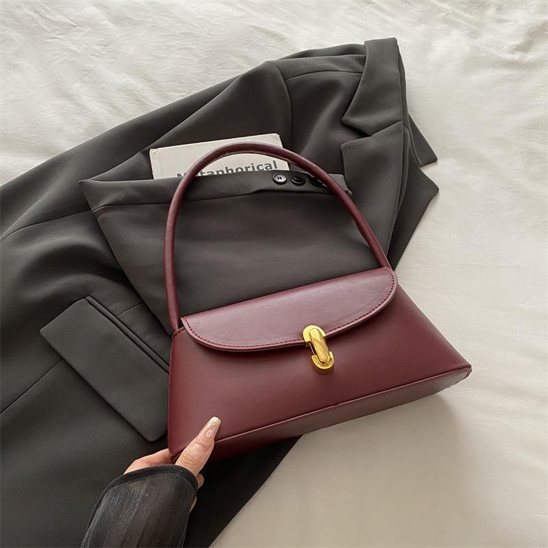 High-end Fashion Spring and Summer Retro Armpit Bag Women's Bag New Trendy and Popular Versatile Single Shoulder Small Square Bag