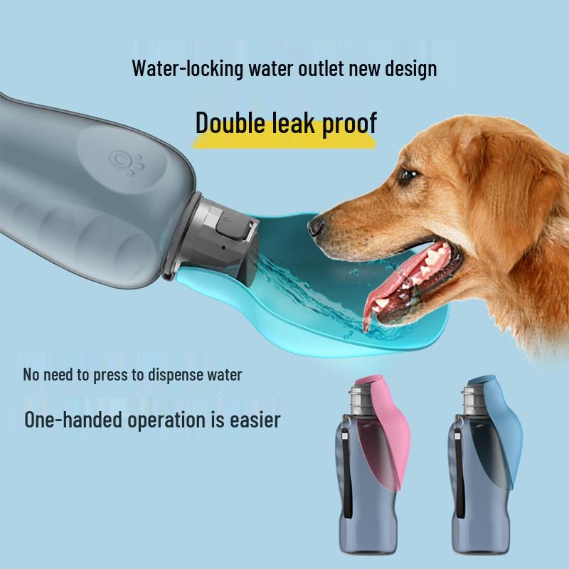Pet Outdoor Portable Water Cup: Large Capacity Foldable Drinking Fountain for Dogs and Cats