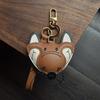 Fox Original Design Fox Leather Handmade Car Key Bag Pendant Personalized Niche Gift Keychain