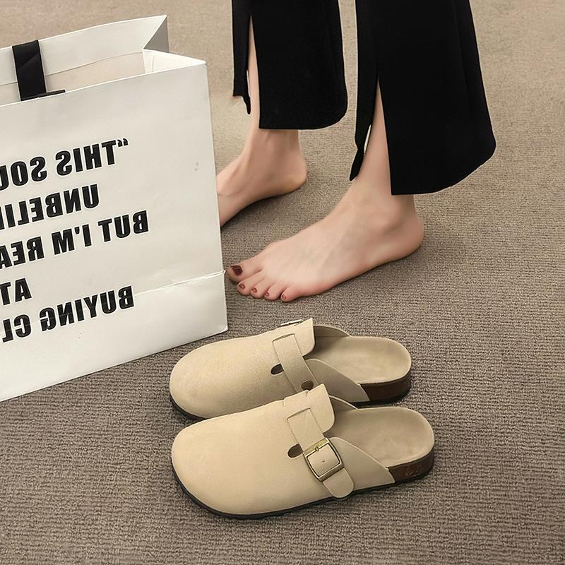 Баотоу полутапочки женские новые модели новые модели носить полутапочки одинарная обувь весна и осень 41
